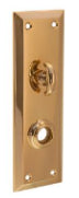 Turn Knob Door Plate - 3 Finishes