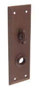 Turn Knob Door Plate - 3 Finishes