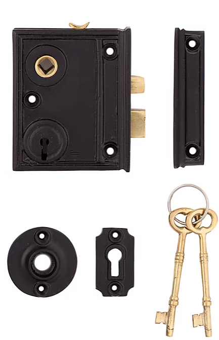 Interior Rim Narrow Stile Interior Rim Lock – Knobs n Knockers