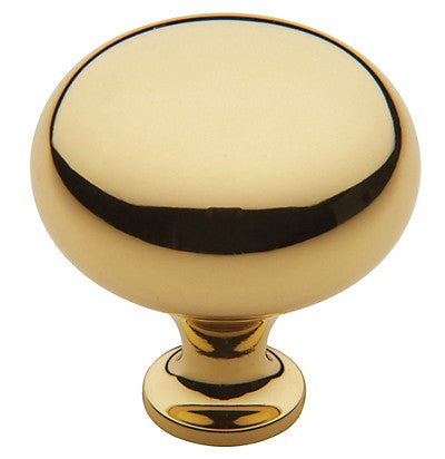 Simple Polished Brass Knob