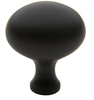 Simple Oil-Rubbed Bronze Oval Knob