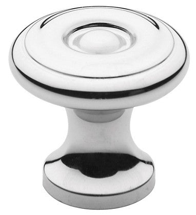 Simple Colonial Polished Chrome Knob