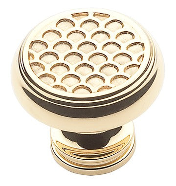 Polished Brass Scale Knob