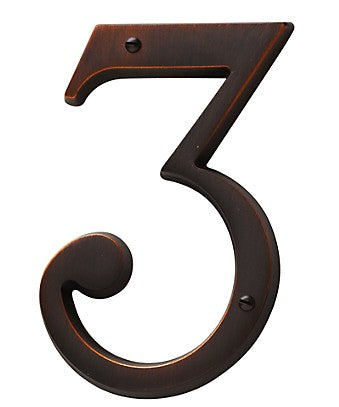 Venetian Bronze House Number 3