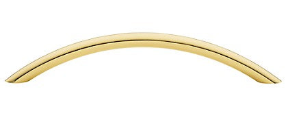 Polished Brass Arch Pull 6"