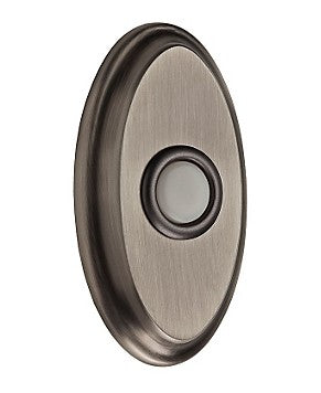 Matte Antique Nickel Oval Reserve Bell Button