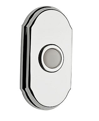 Polished Chrome Arch Bell Button