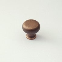 Weathered Copper Classic Knob 1"