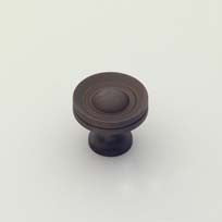 Oil-Rubbed Bronze Beveled Knob 3/4"