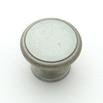 Weathered Antique Nickel Conventional Knob 1 1/8"