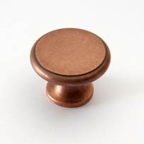 Weathered Copper Conventional Knob 1.25"