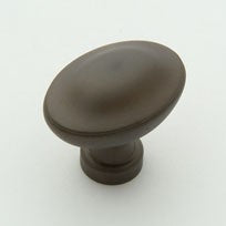 Large Oil-Rubbed Bronze Oval Knob