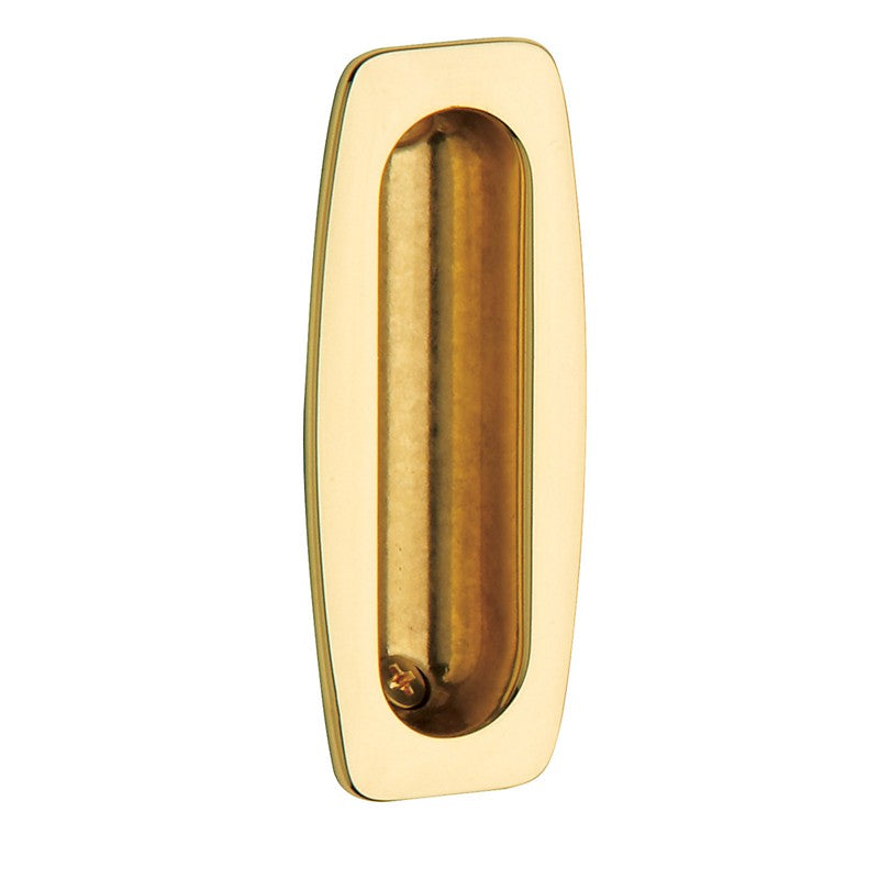 Flush Pull in Polished Brass