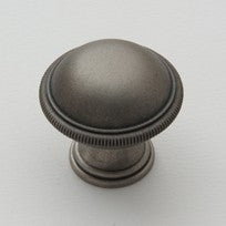 Weathered Antique Nickel Ball Knob 1.25"