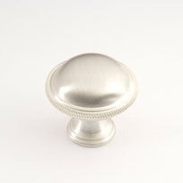Satin Silver Globe Knob 1.25"
