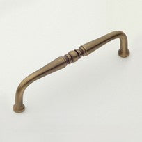 Weathered Brass Traditional Pull 4"