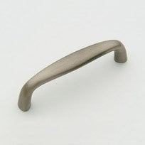 Weathered Antique Nickel Oval Pull 3"