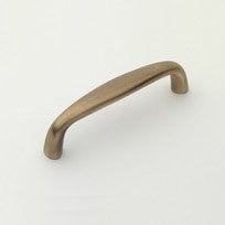 Weathered Brass Oval Pull 3"