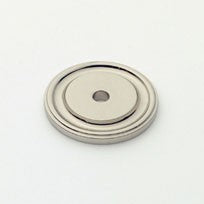 Polished Nickel Round Back Plate