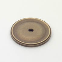 Weathered Brass Circle Back Plate