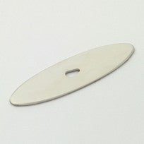 Polished Nickel Oval Back Plate