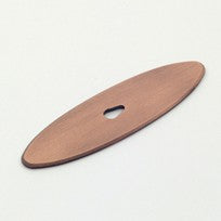 Weathered Copper Oval Back Plate