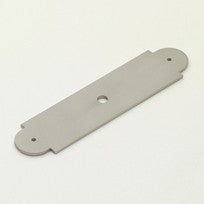 Satin Nickel Arch Back Plate