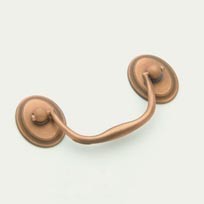 Weathered Copper Oval Bail Pull