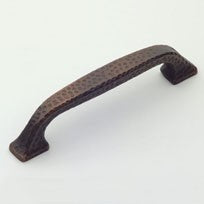 Aged Bronze Hammered Pull 4"