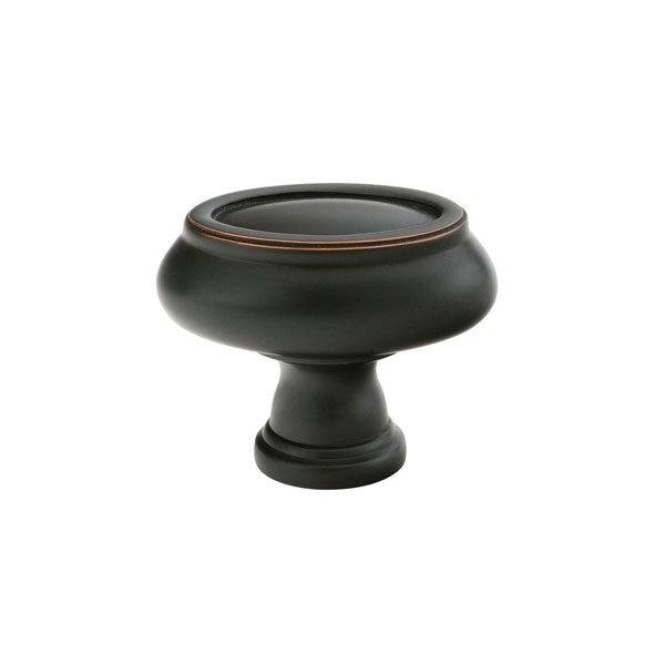 Oil-Rubbed Bronze Oval Knob 1.5"