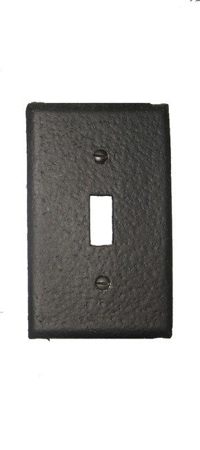 Black Iron Single Switchplate