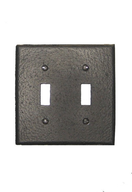 Forged  Iron Switch Plate - Double