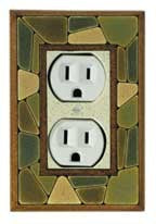 Mosaic Outlet Switch Plate