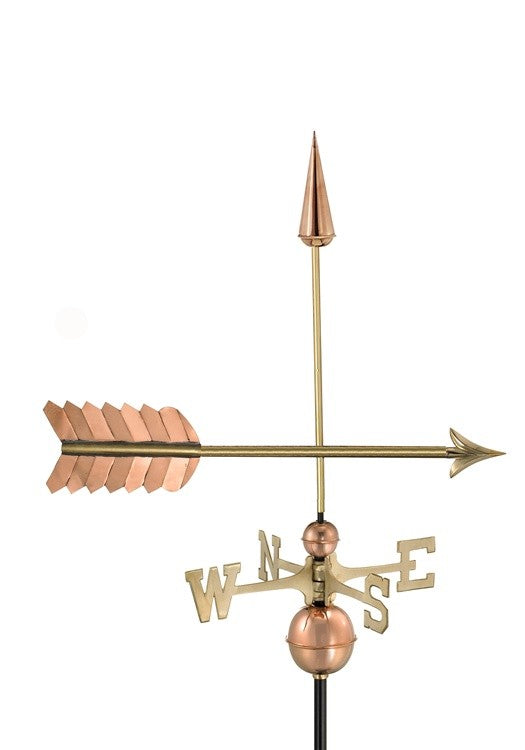 Arrow Weathervane, Polished Copper