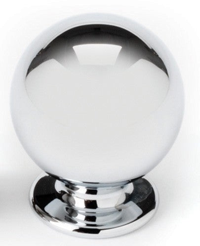 Polished Chrome Spherical Knob 3/4"