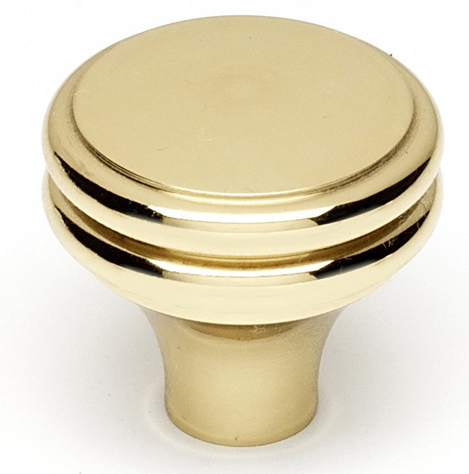 Polished Brass Deco Knob