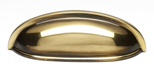 Traditional Polished Antique Cup Pull 3"