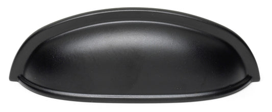 Traditional Matte Black Cup Pull 3"