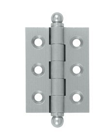 Brushed Chrome 2"X 1 1/2" Cabinet Hinge