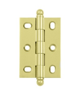 Un-lacquered Brass 2 1/12"X 1 11/16" Adjustable Cabinet Hinge