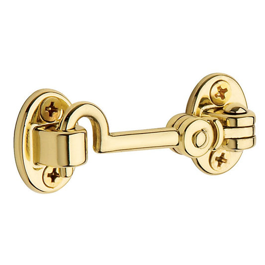 Swivel Cabin Door Latch in Polished Brass 001-112