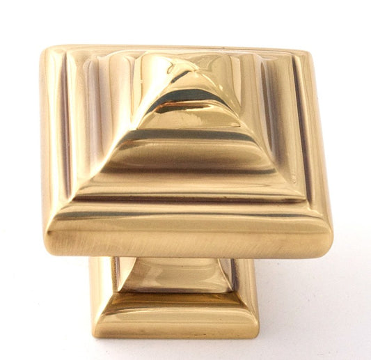 Square Polished Antique Knob