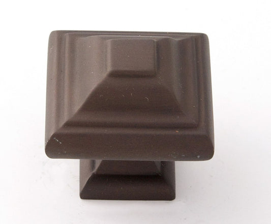 Square Chocolate Bronze Knob