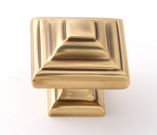 Square Polished Antique Knob