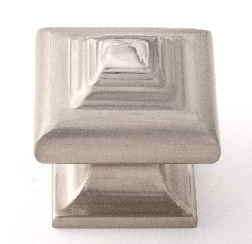 Square Satin Nickel Knob