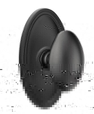 No. 1003 Door Knob (OVL) Flat Black