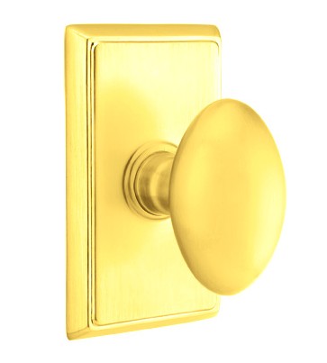 No. 1003 Door Knob (RCT) Polished Brass
