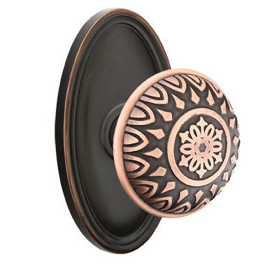 No. 1007 Door Knob (OVL) Oil Rubbed Bronze