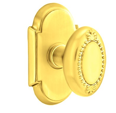 No. 1008 Door Knob (ARC) Polished Brass
