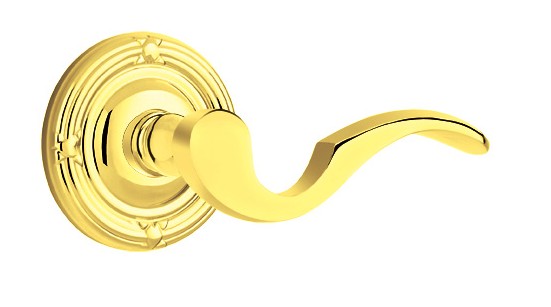 No. 5000 Door Lever (RBR) Polished Brass